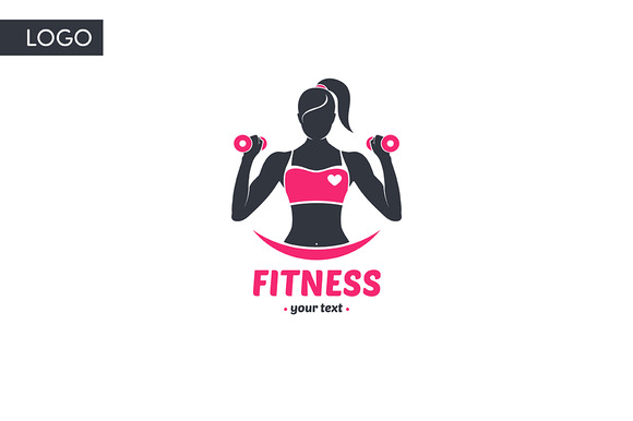 logo quot fitness quot logo templates on creative market logo quot fitness quot logo templates on creative market