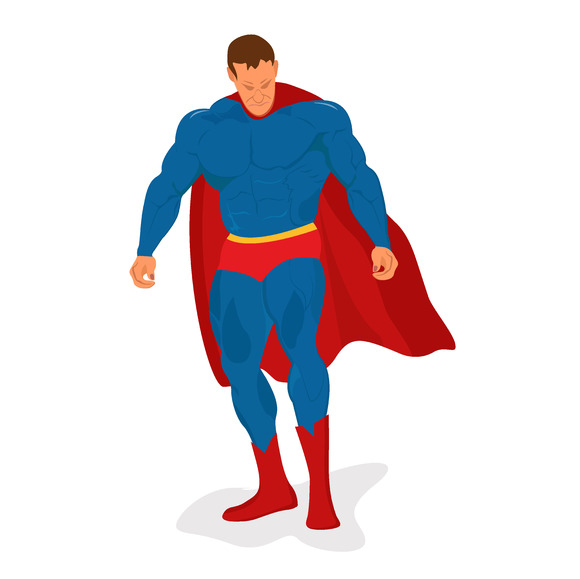 Superhero Body Templates » Designtube - Creative Design Content