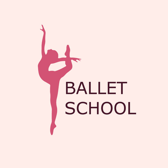 Ballet School Icon Vector