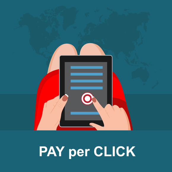 Pay Per Click Concept Vector Pay Per Click Concept Vector