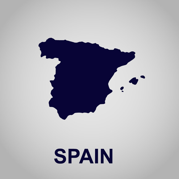 Map Of Spain Vector Illustration Map Of Spain Vector Illustration