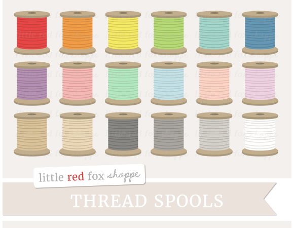 Spool Of Thread Illustrator » Designtube - Creative Design Content