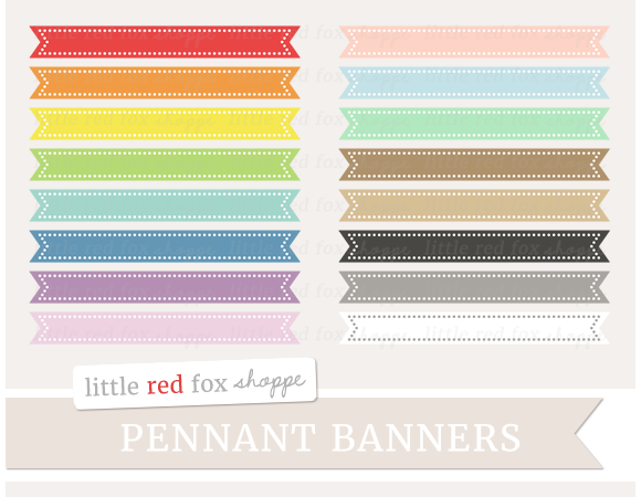 Pennant Flag Garland Photoshop Template Psd » Designtube - Creative