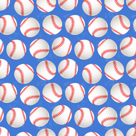 A Lot Of Baseball Balls On Blue