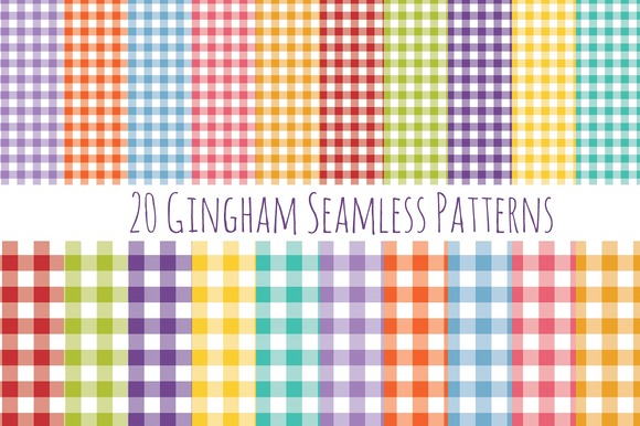 Gingham Pattern For Illustrator » Designtube - Creative Design Content