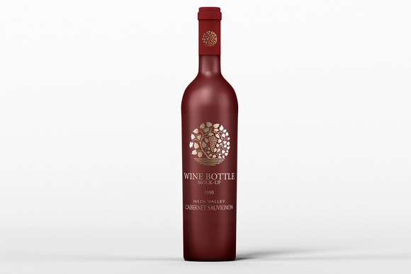Wine Bottle Mock-Up