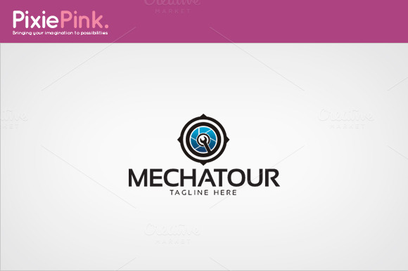 Mecha Tour Logo Template