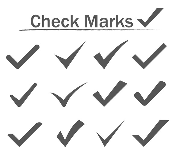 Check Marks Icons Check Marks Icons