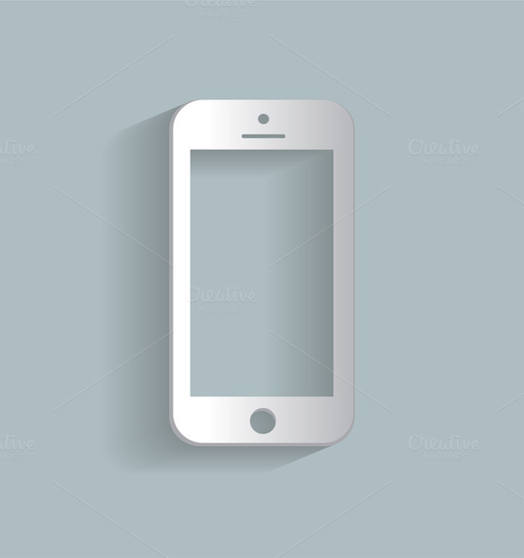 Smartphone Icon White Smartphone Icon White