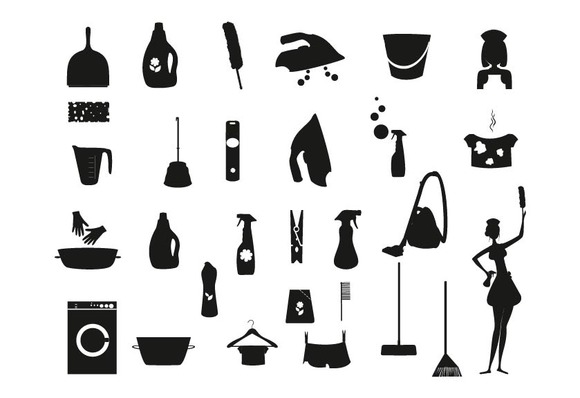 Laundry And Washing Icons Laundry And Washing Icons