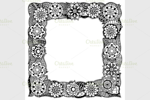 Abstract Frame Vector Illustration