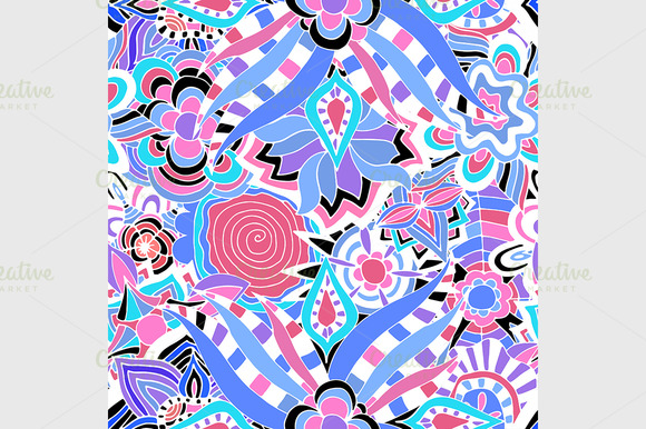 Vector Seamless Ethnic Pattern Vector Seamless Ethnic Pattern