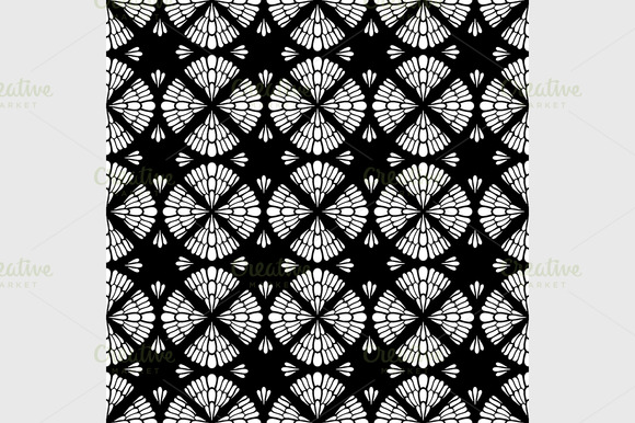 Abstract Black And White Pattern