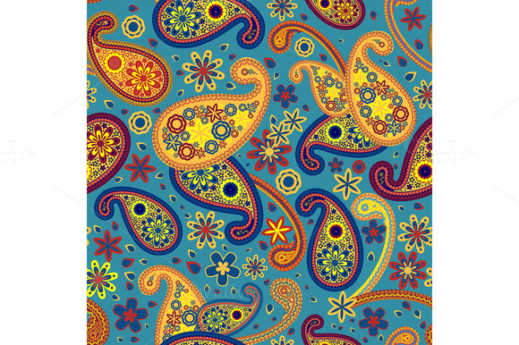 Seamless Paisley Pattern Seamless Paisley Pattern