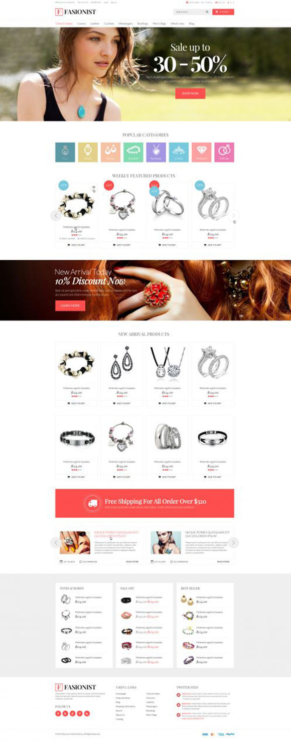 Fashionist Responsive OpenCart Theme
