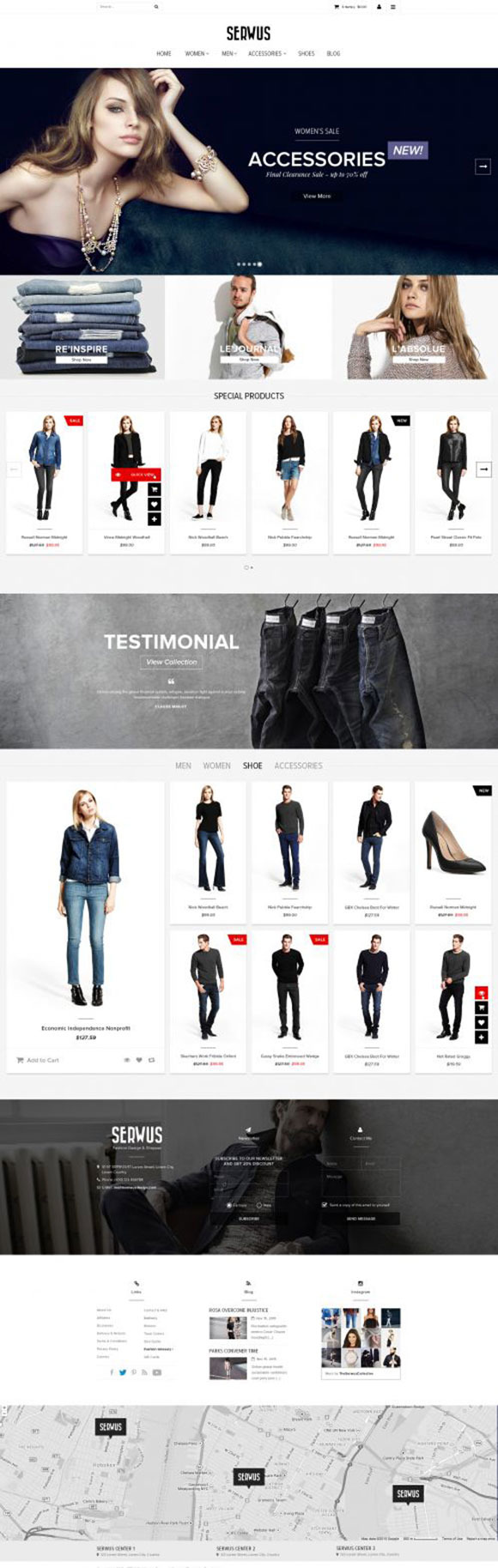 Serwus Responsive OpenCart Theme