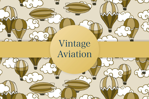 Vintage Aviation Patterns Vintage Aviation Patterns