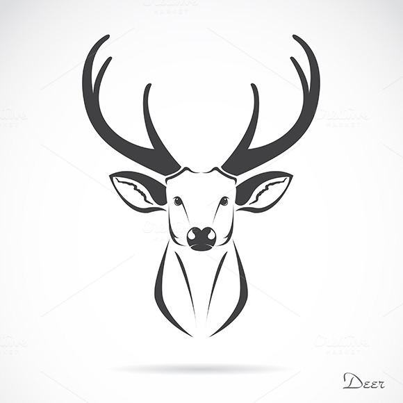 Vector Image Of An Deer Head Vector Image Of An Deer Head