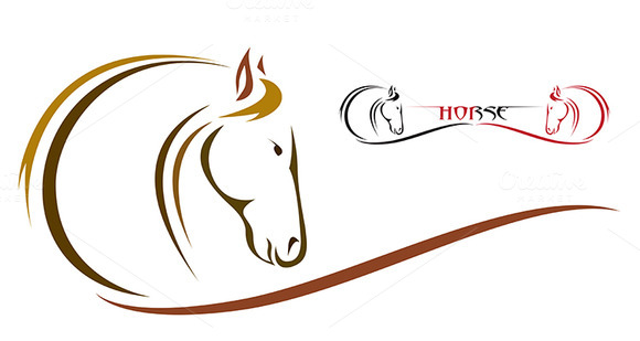 Vector Image Of An Horse Vector Image Of An Horse