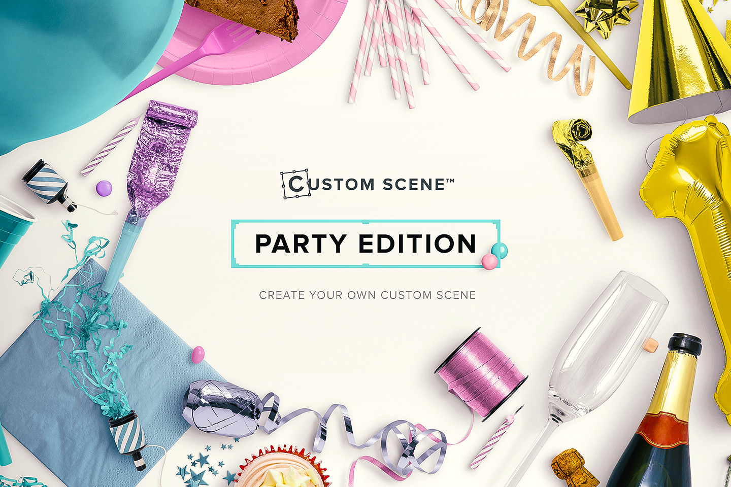 Download Party Edition - Custom Scene ~ Product Mockups on Creative ...