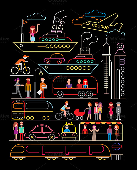 Cityscape Vector Illustration Cityscape Vector Illustration
