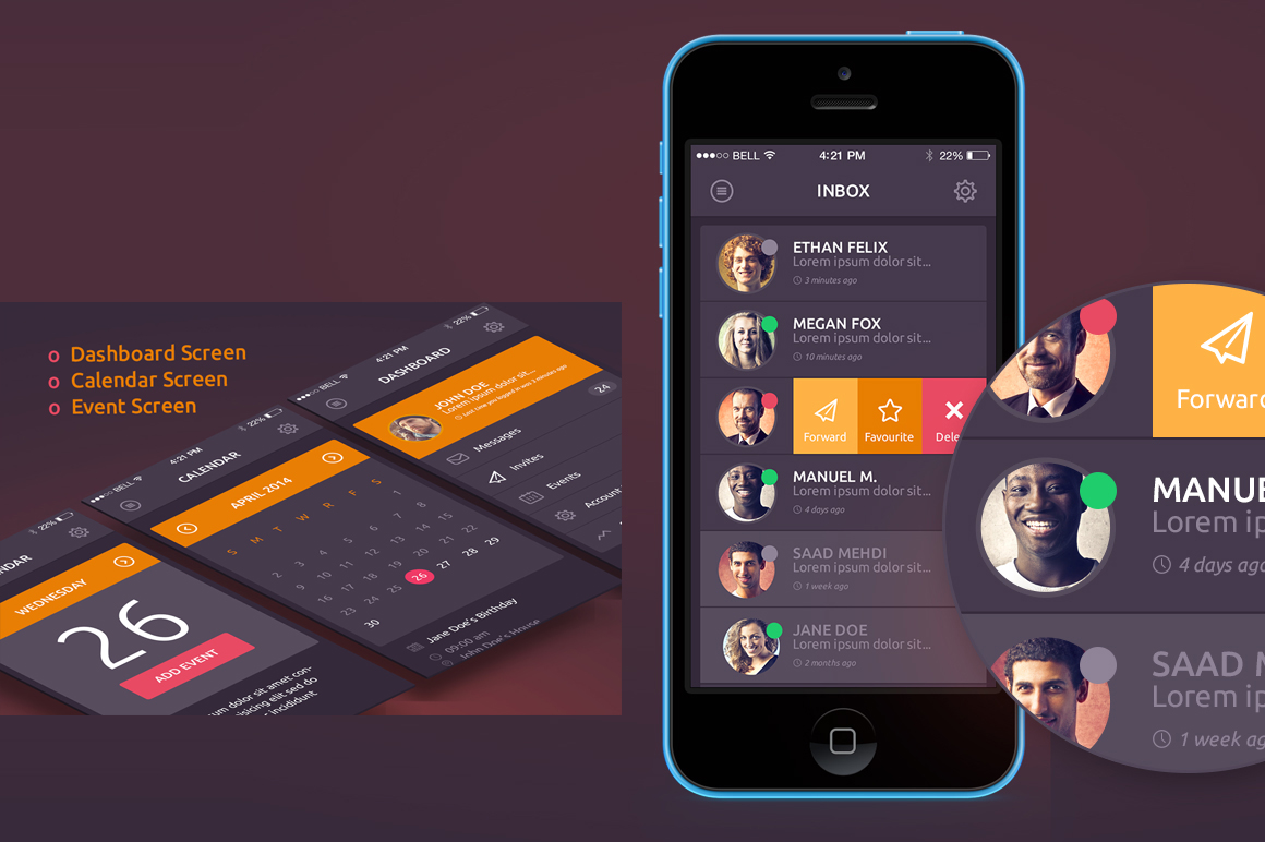 (33% OFF) DO! - Mobile UI Kit ~ Website Templates on Creative Market