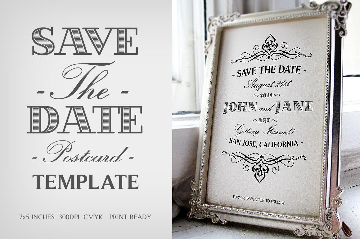 Save The Date Postcard Templates