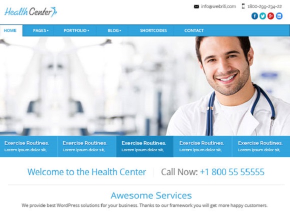 Healthcentre WordPress Theme - Business - 2