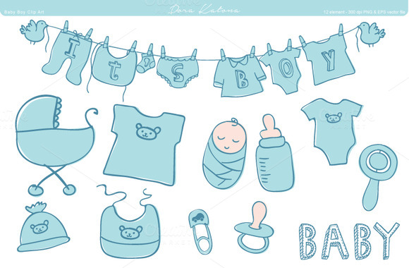 free clip art for baby boy shower - photo #15