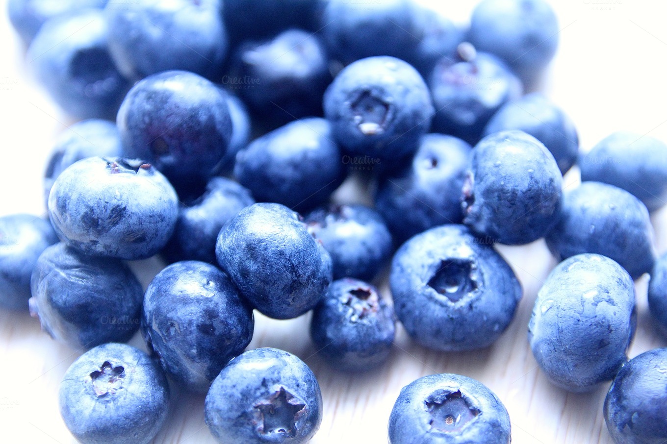 Macro of Blueberries Food & Drink Photos on Creative Market