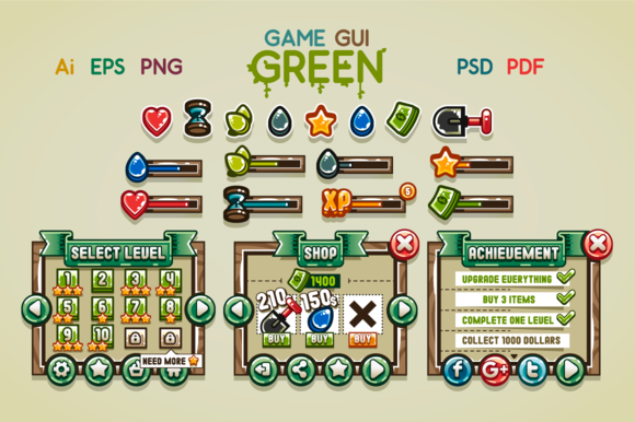 Game GUI Green