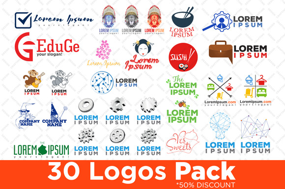 30 Logos Pack For Companies 30 Logos Pack For Companies