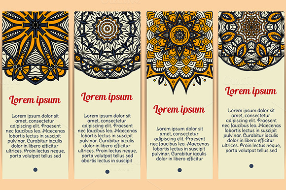 Elegant Circular Floral Patterns Elegant Circular Floral Patterns