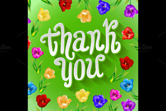 Thank You Bright Cartoon Card Thank You Bright Cartoon Card