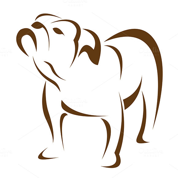 Vector Image Of An Dog
