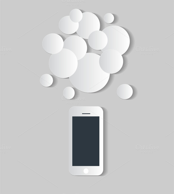 Smartphone Icon Balloons