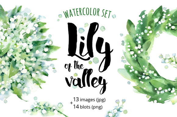 Lily Of The Valley Watercolor Lily Of The Valley Watercolor