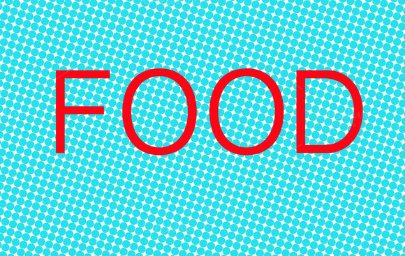 Illustration With The Word Food Illustration With The Word Food