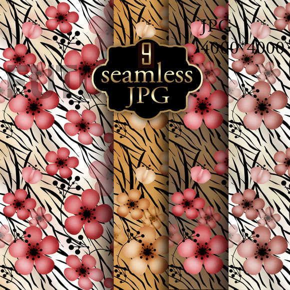 Flower Backgrounds For Tiger Flower Backgrounds For Tiger