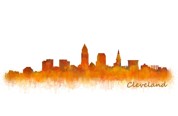 Cleveland Cityscape Skyline Cleveland Cityscape Skyline