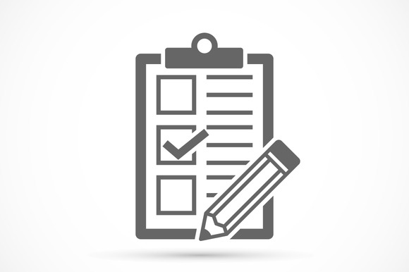 Checklist With Tick And Pencil Checklist With Tick And Pencil