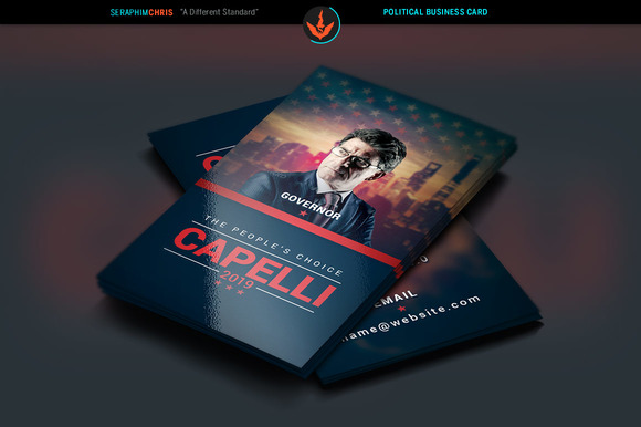 Political Election Business Card Political Election Business Card