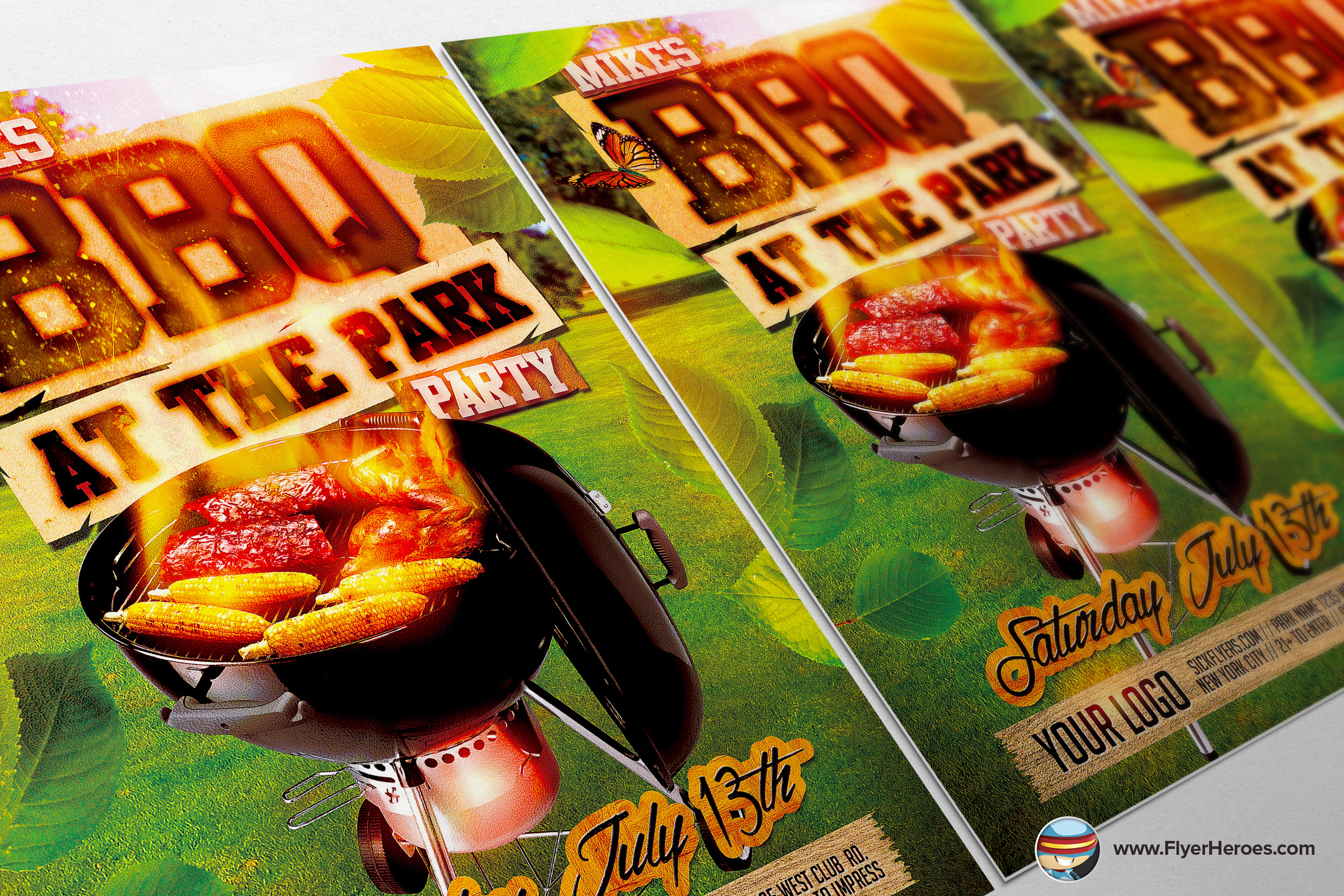 summer-bbq-flyer-template-flyer-templates-on-creative-market