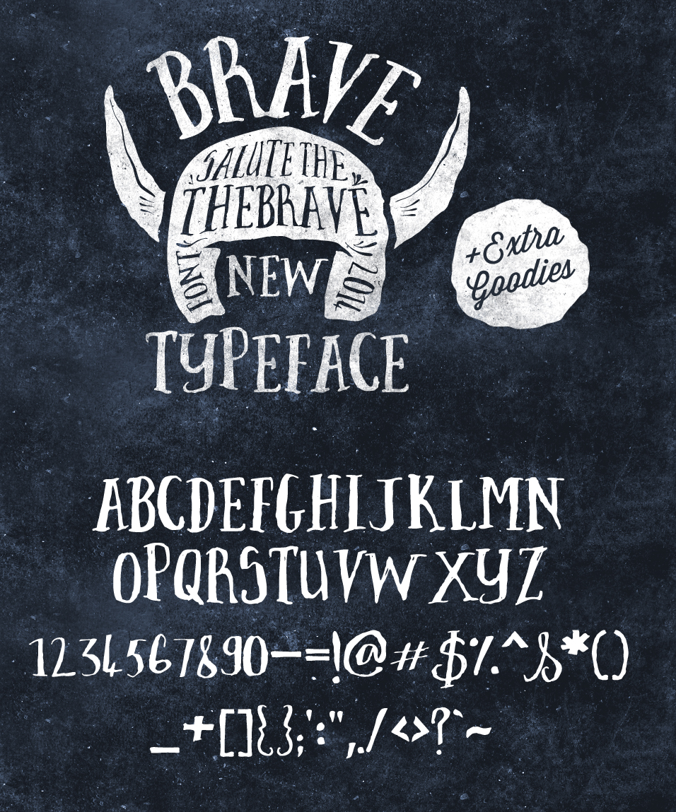 Download Brave New Font Pack & Graphic Extras ~ Serif Fonts on ...