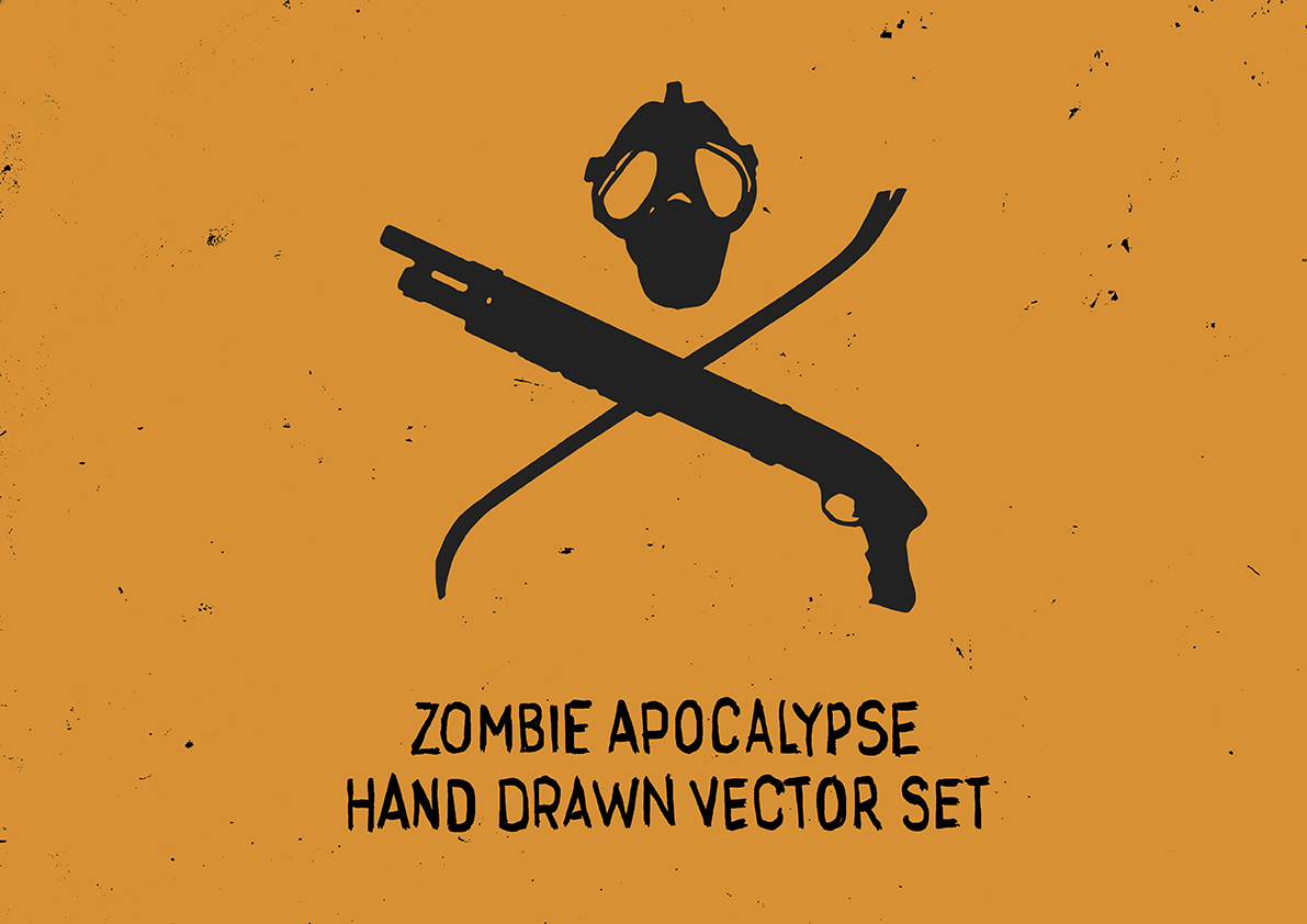 Zombie Apocalypse Vector Set ~ Illustrations on Creative Market