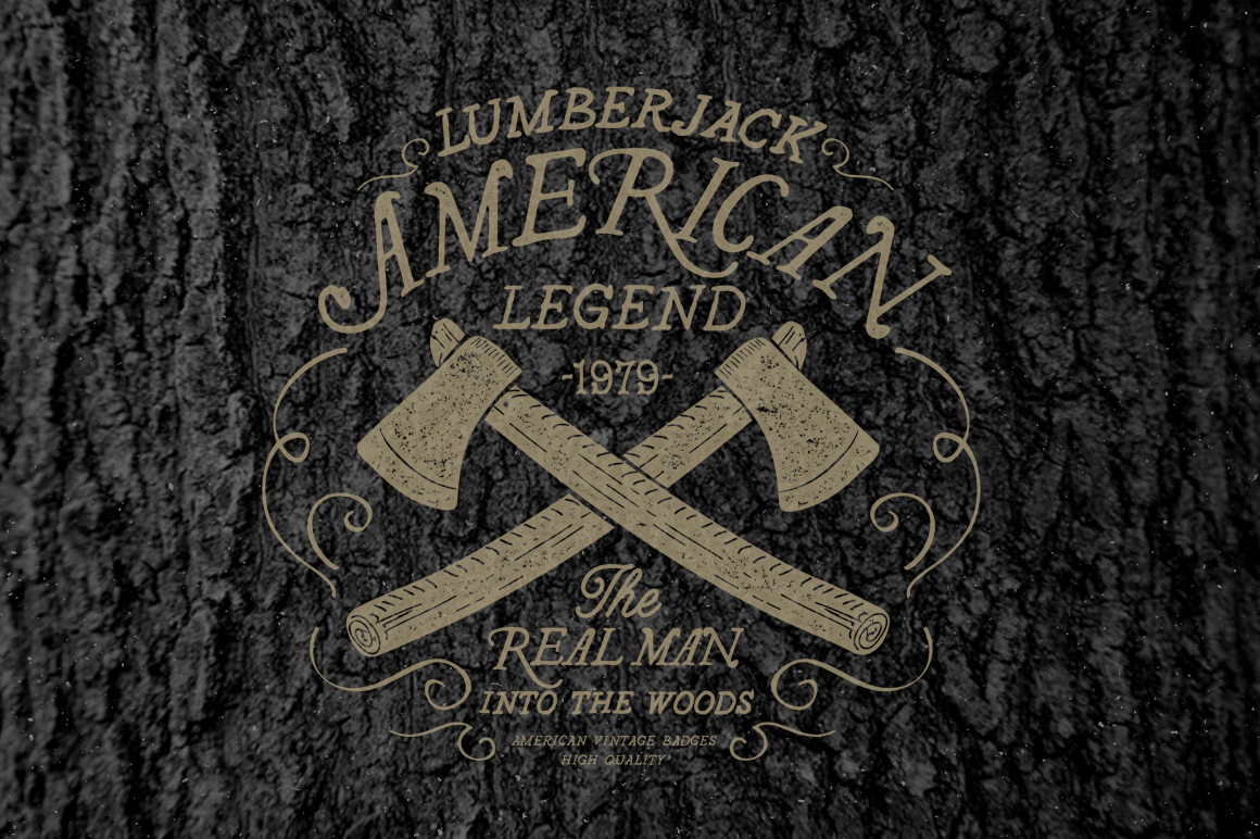  American  Vintage  Badges Part 3 Logo  Templates on 
