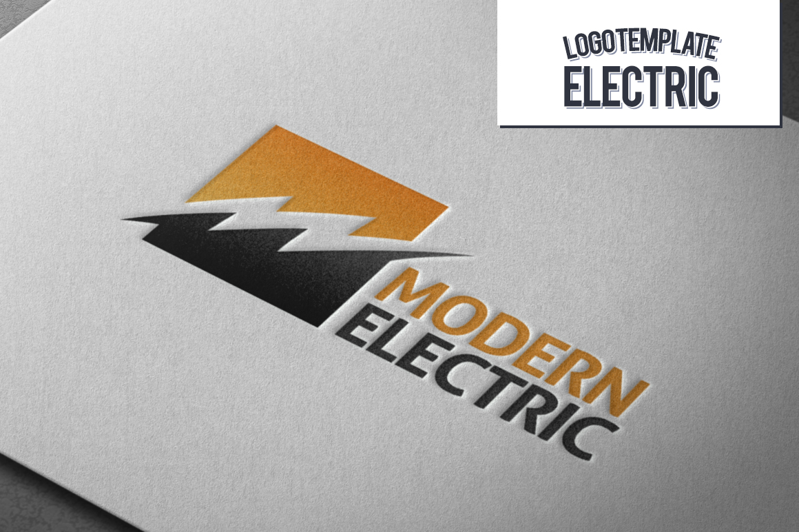 Modern Electric Logo ~ Logo Templates On Creative Market