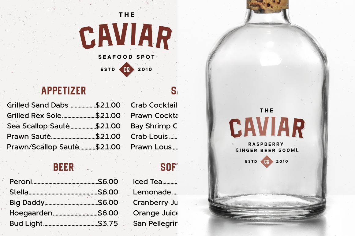 Dealers Display Fonts on Creative Market