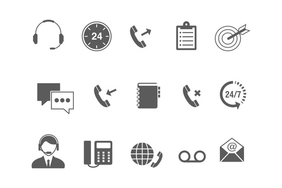 15 Call Center Icons 15 Call Center Icons