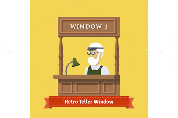 Teller Window Or Pawn Shop Window